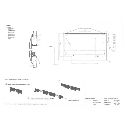 Uitzetraam voor Fiat Ducato, Peugeot Boxer en Citroën Jumper