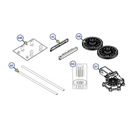 Onderdelen Project-2000 slide-out step