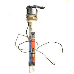 Onderbouwmixer Twist chroom met schakelaar SB