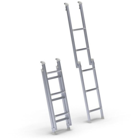 Opvouwbare aluminium ladder met Zwaar uitgevoerde beugel voor