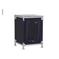 Westfield ModuCamp kast Module 3 Single zwart/blauw