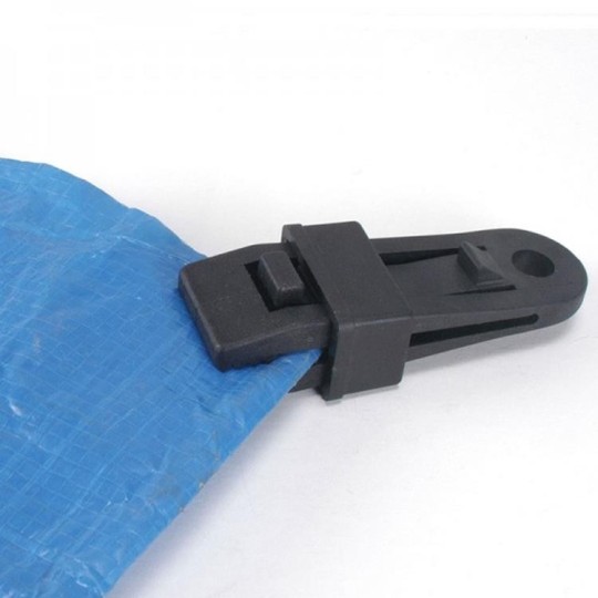 Tapijtklem, Bevestigingsclips voor tenttapijten, 4 stuks