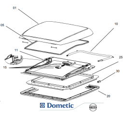 Onderdelen Dometic Mini-Heki plus