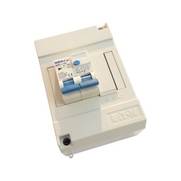 13A dubbel polige automaat met aardlek in installatiekast