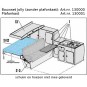 VW T3-schuim voor bekleding van motorruimte (smal)