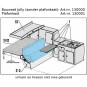 VW T3 schuim voor opklapbare zitbank (smal) Florida, Speedy en