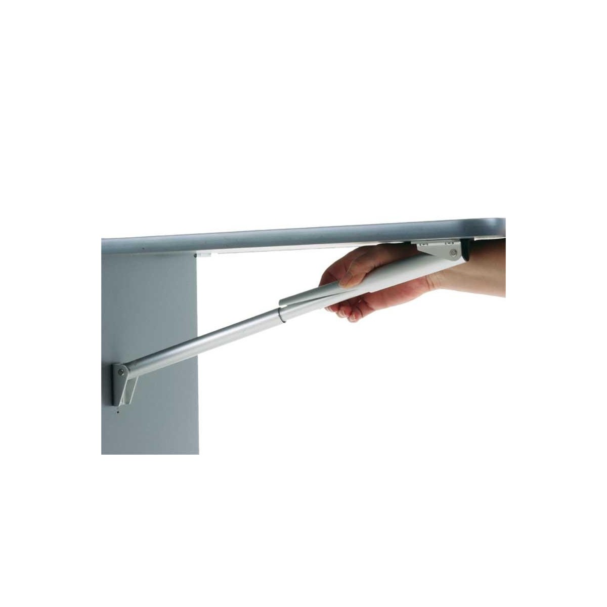 Aluminium inklapbare console met één hand bediening