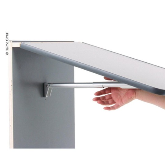Aluminium inklapbare console met één hand bediening