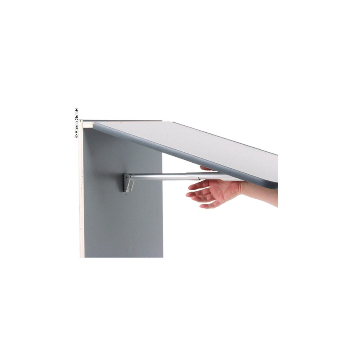 Aluminium inklapbare console met één hand bediening