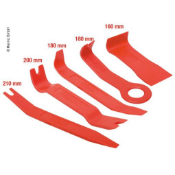 Kunststof wiggen set, 5 stuks