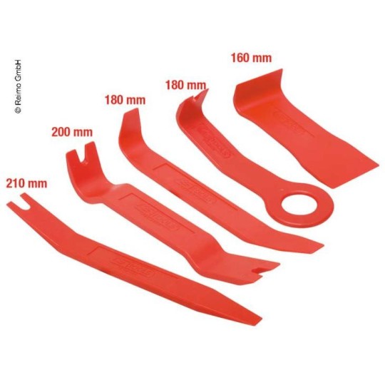 Kunststof wiggen set, 5 stuks