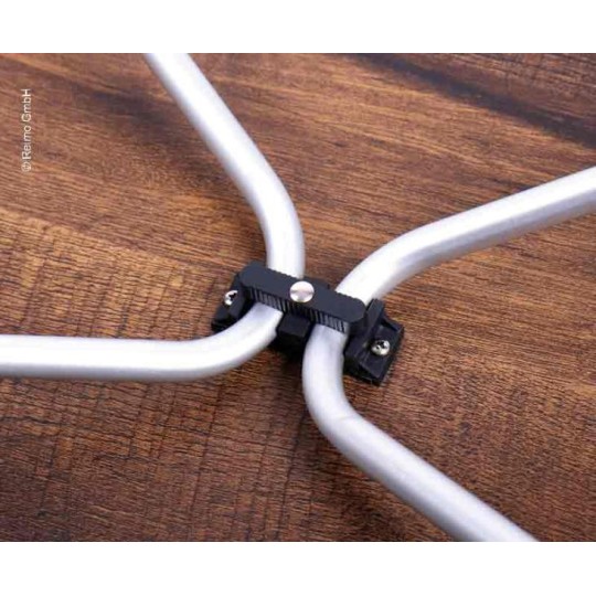 Campingtafel LEVI 100x68x59 / 72cm in houtlook