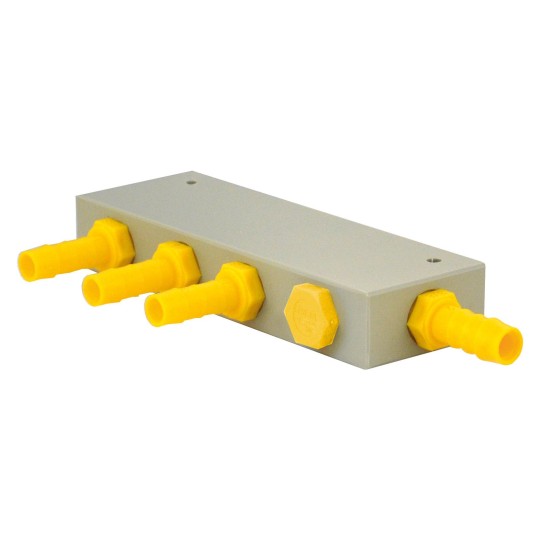 Waterverdeelblok 5 of 3 uitlaten