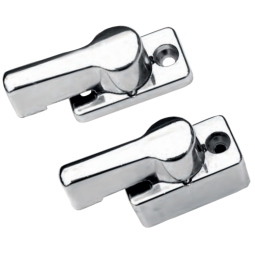 Deurvergrendeling chrome van metaal