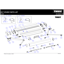 Thule 6200 onderdelen