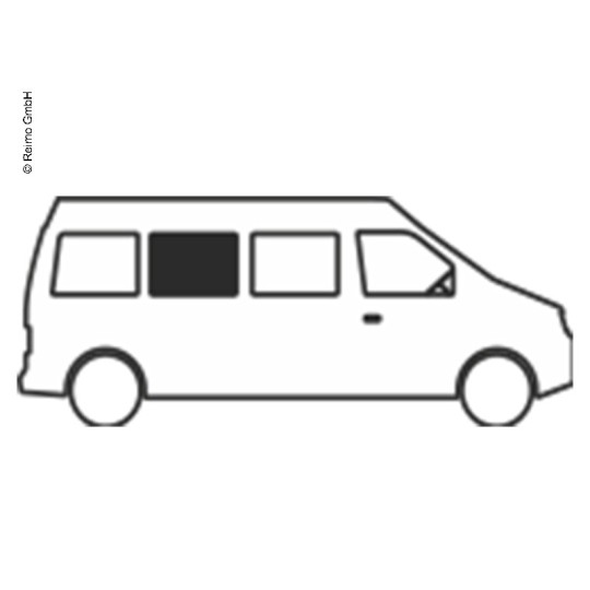 Vast raam Mercedes Sprinter vanaf 07, 1416x706, rechts of links