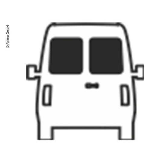 Vast achter raam Mercedes Sprinter vanaf 07, 818x800, rechts of