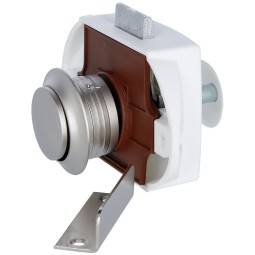 Push-Lock-bediening aan beide zijden, mat vernikkeld of bruine