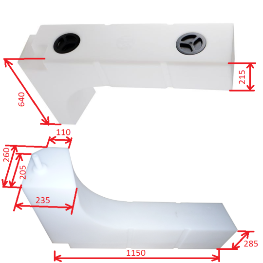 Drinkwatertank Van 90 liter