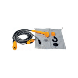 Buitendouche 12V met dompelpomp + schakelaar