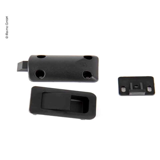 Deurslot 36x59mm zwart/zwart Deur dikte 12-18mm