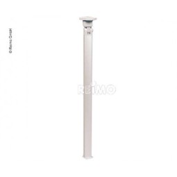 Klaptafelpoot zilver - hoogte 720 mm, scharnier bovenaan