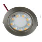 12V LED spot, RVS geborsteld, 1,7 watt