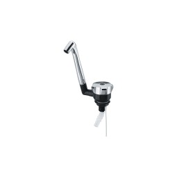 Comet kraan Novo met schakelaar wit- of zwart-chrome