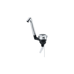 Comet kraan Novo met schakelaar wit- of zwart-chrome