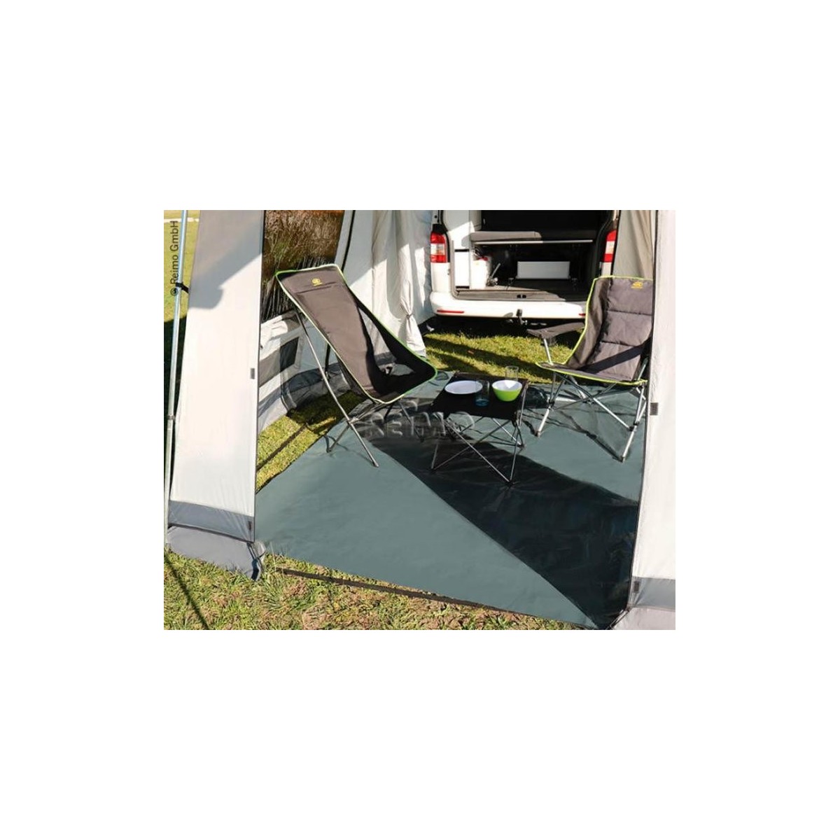 Zeildoek grijs voor alle doeleinden PE 125 g / m2