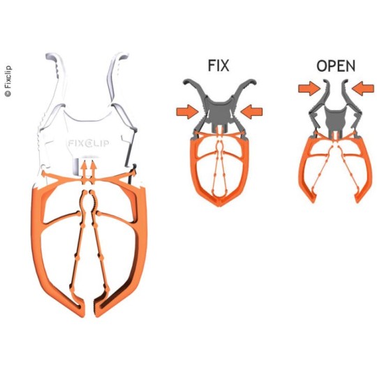 FIXCLIP clips, set van 6