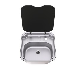 Spoelbak RVS 400x445x140mm 7,5 liter rechthoekig