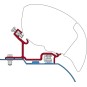 Adapter voor Ducato H3, Fiamma dakluifels F80S, F65, F65 S en