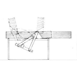 Universele fitting voor slaapbank, kort, set links / rechts