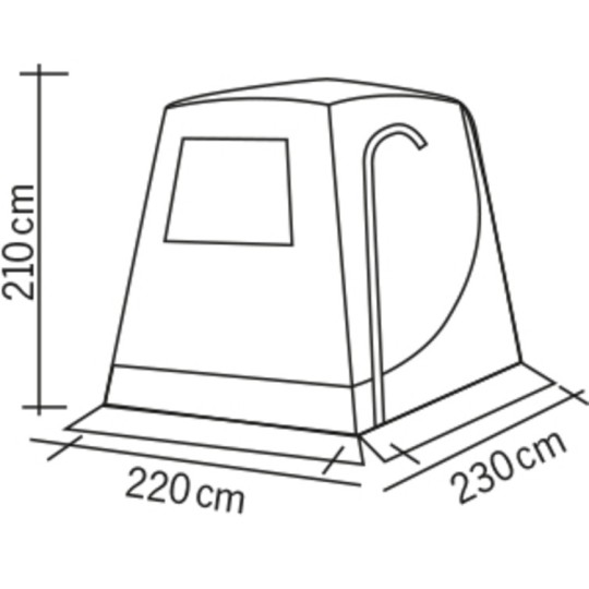 Achterkleptent "TRAPEZ PREMIUM" voor Renault Trafic