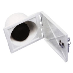 Vulhals met afsluitbare klep