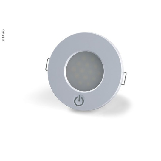 LED inbouwspot 14 LED's, 12V 3W, Ø75mm