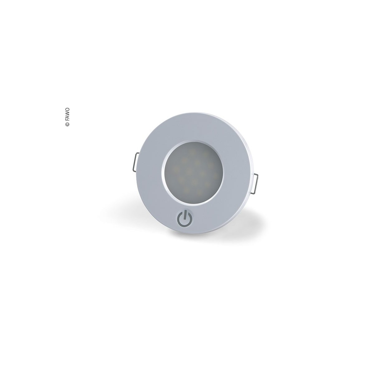 LED inbouwspot 14 LED's, 12V 3W, Ø75mm