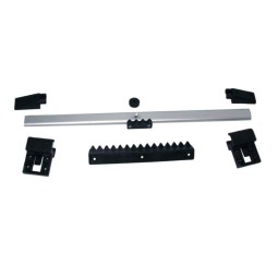 Tafelglijrail Stilo zilver, 950mm