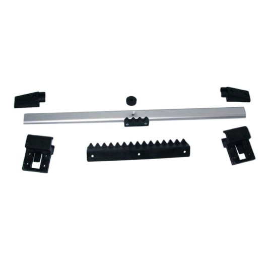 Tafelglijrail Stilo zilver, 950mm