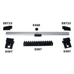 Tafelglijrail Stilo onderdelen