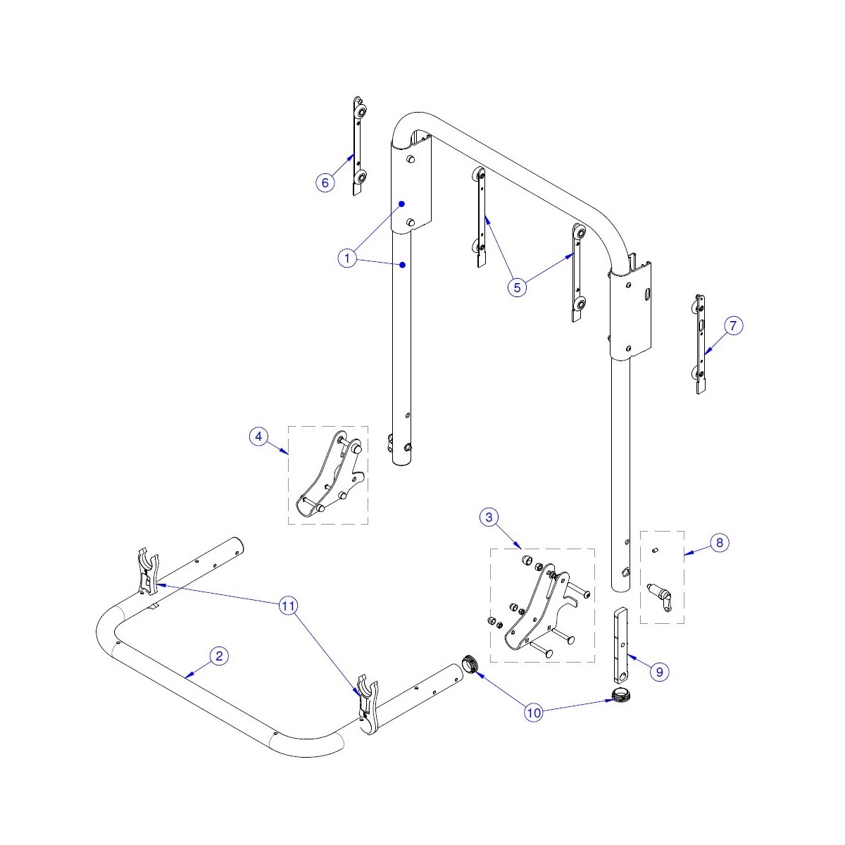 BIKE LIFT Assy PARTS