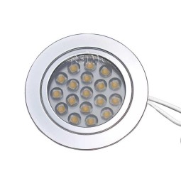 Inbouwspot 1.2W 18SME LED verchroomd