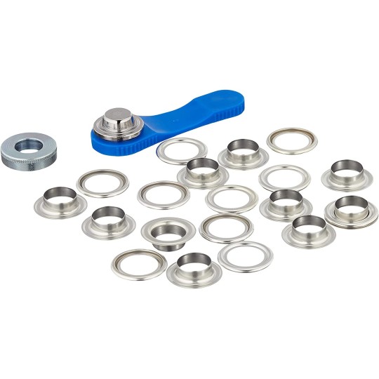 Zeilringen - zilver - Ø 14 mm - 10 Stuks