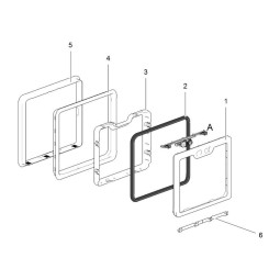 Onderdelen Thetford Serviceluik FD3