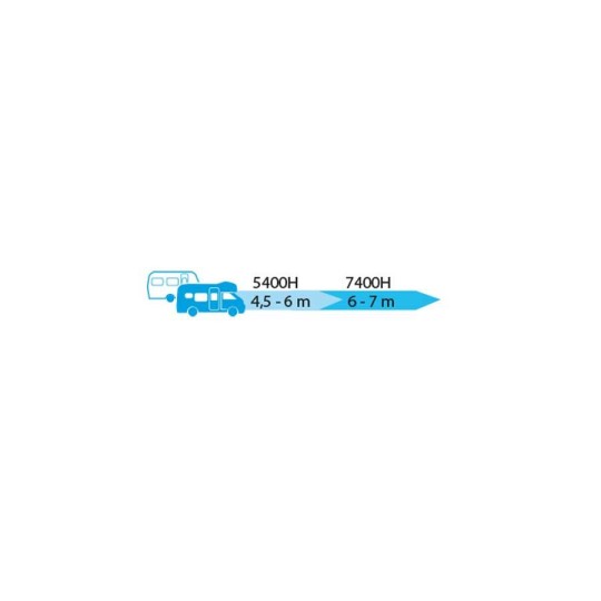 Telair Clima E-VAN 5400H Airco/Heater/RC 600W 5800BTU 1.