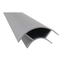 Aluminium meubelhoekprofiel / hoekverbindingsprofiel 2,2 m (in