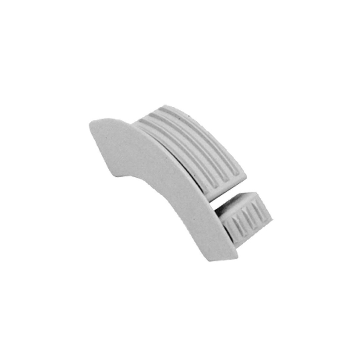 Eindkap voor 90° hoekprofiel. 