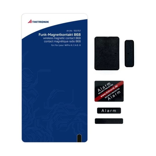 Thitronik Draadloos magneetcontact 868, wit of zwart
