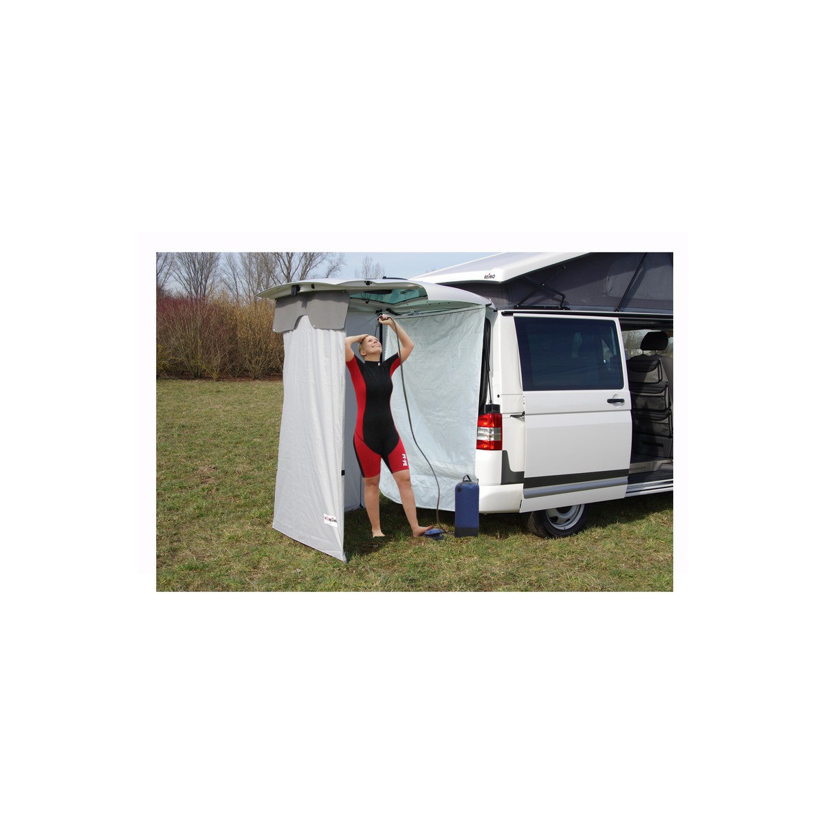 Douchegordijn voor achtertenten - geschikt voor bijna alle